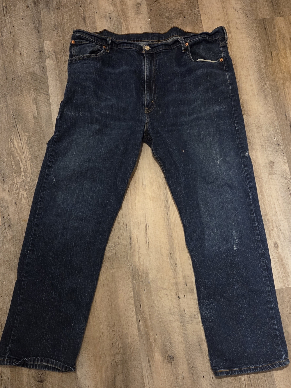 Levi's Men's Dark Indigo Straight Jeans